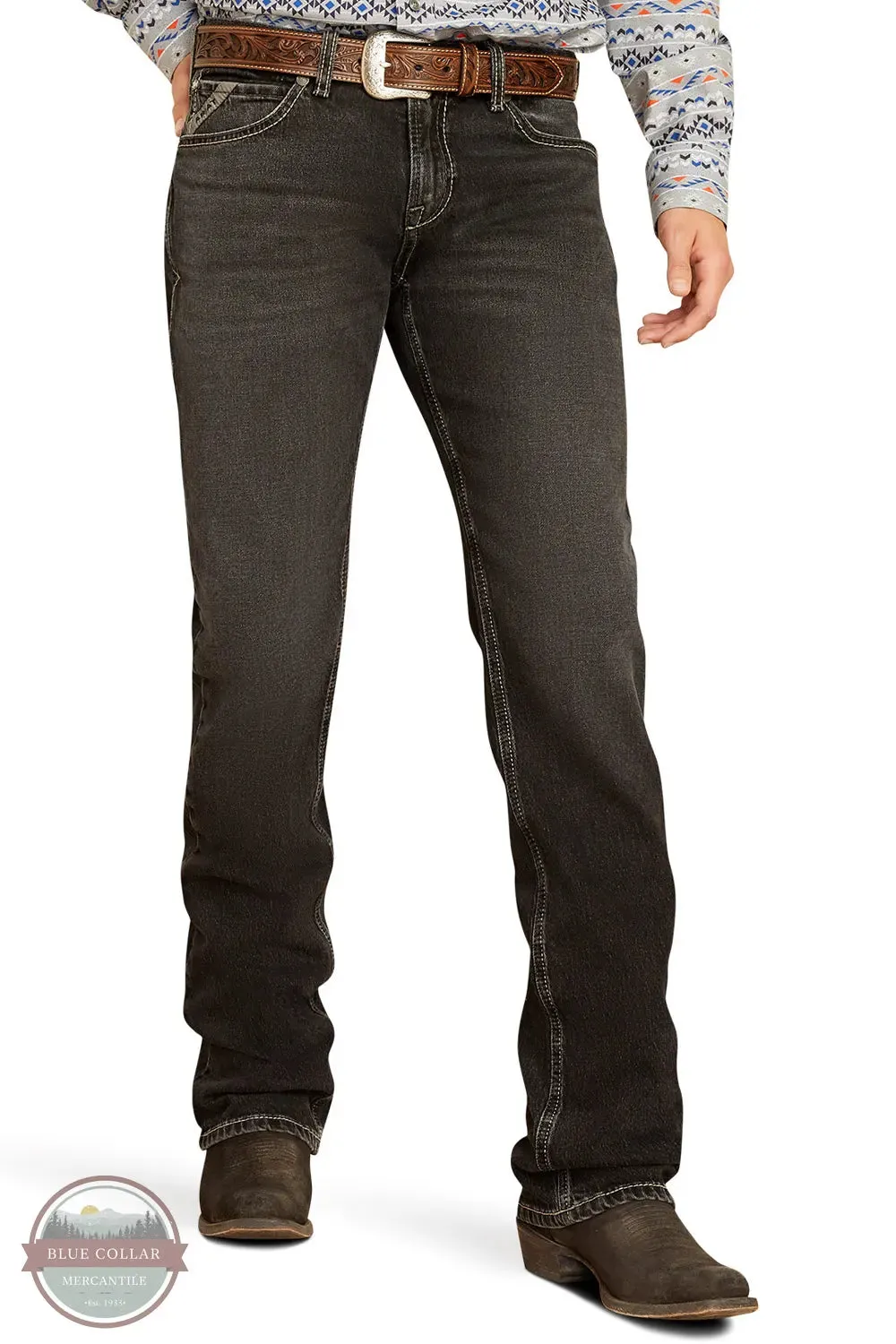 10051872 M7 Onyx Slim Fit Straight Leg Jeans