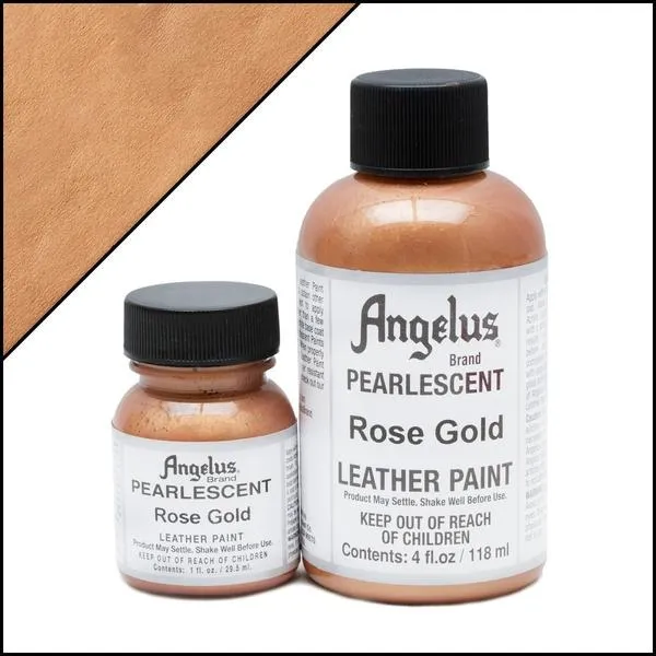 (12 Colors) Angelus Acrylic Leather Metallic & Pearlescent Paint