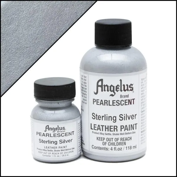 (12 Colors) Angelus Acrylic Leather Metallic & Pearlescent Paint