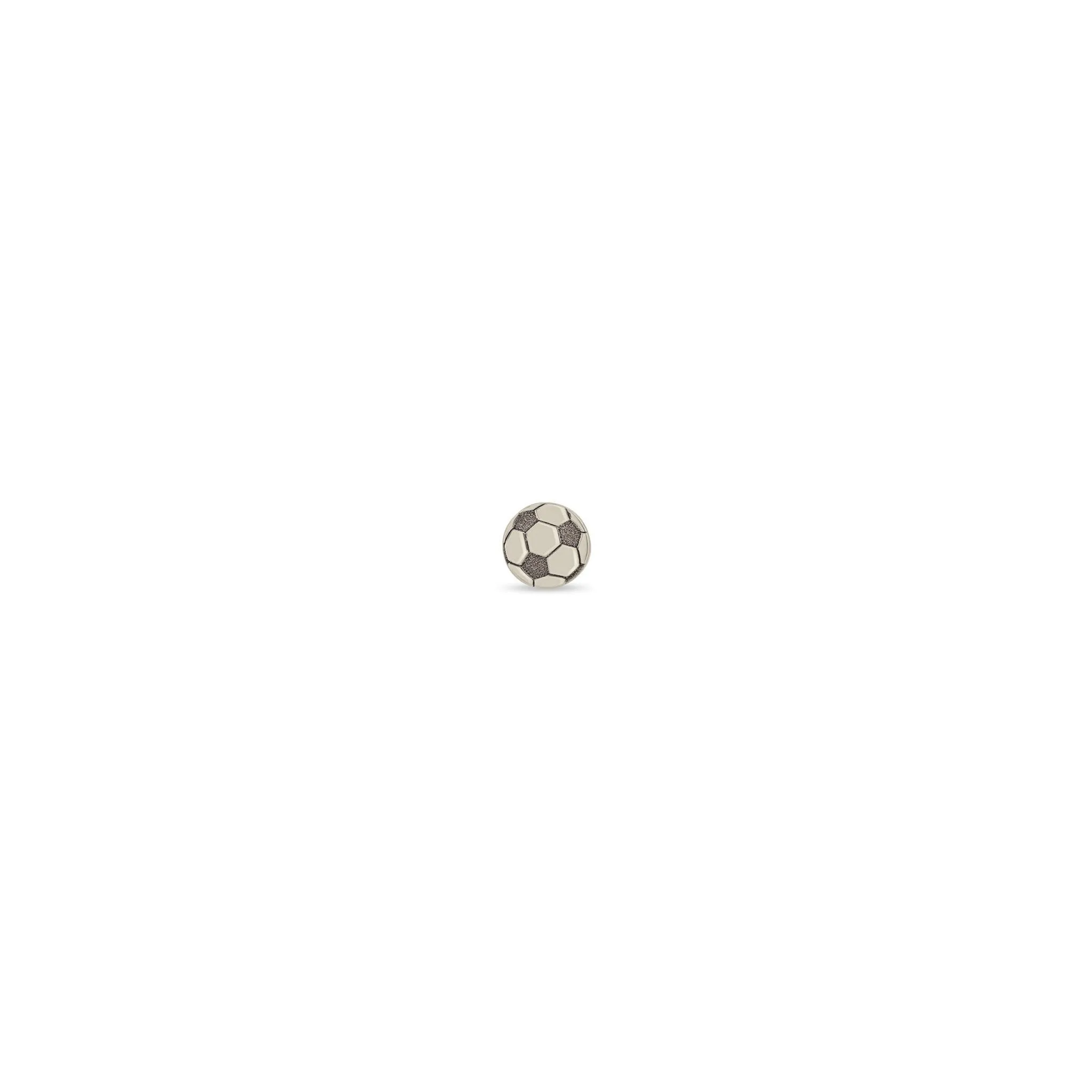 14k Itty Bitty Soccer Ball Stud