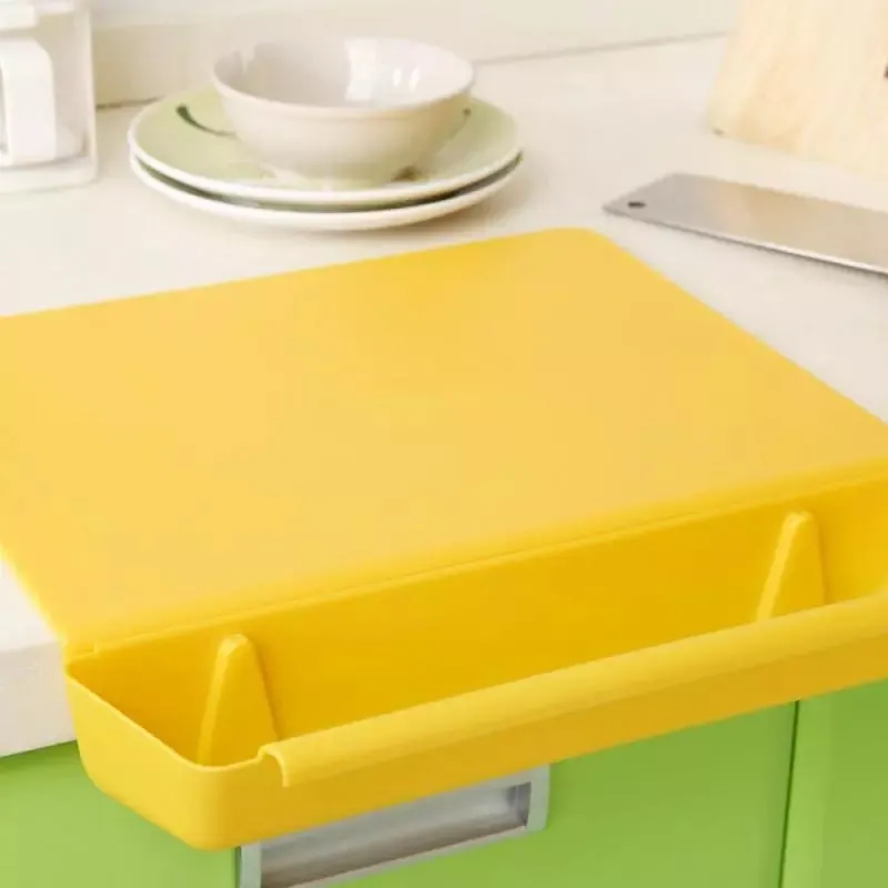 2 in 1 Cutting Board with Removable Slot Bin