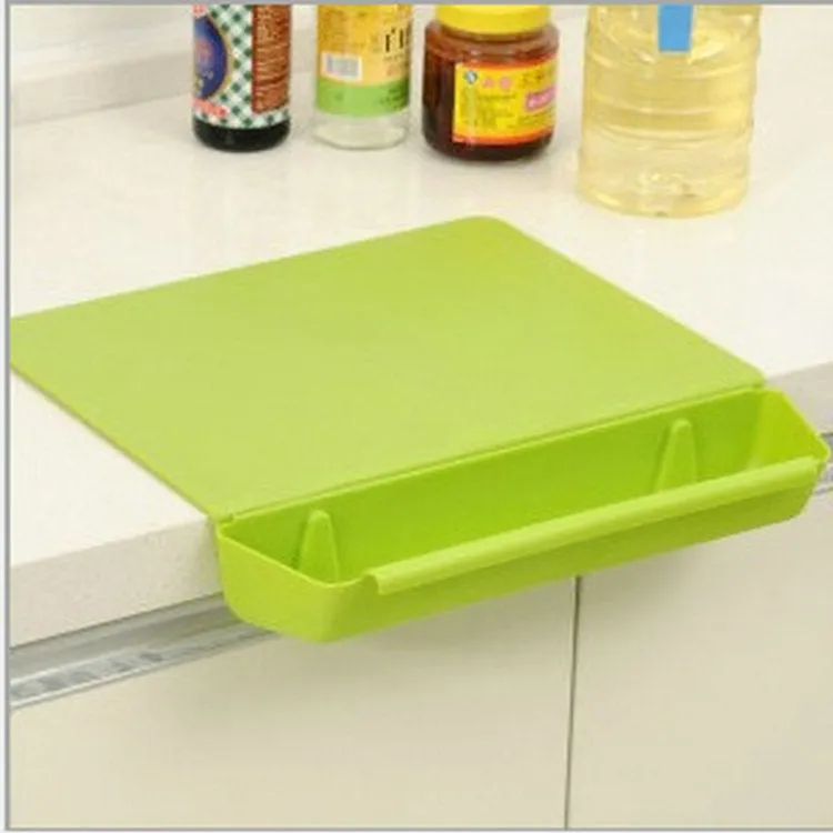 2 in 1 Cutting Board with Removable Slot Bin