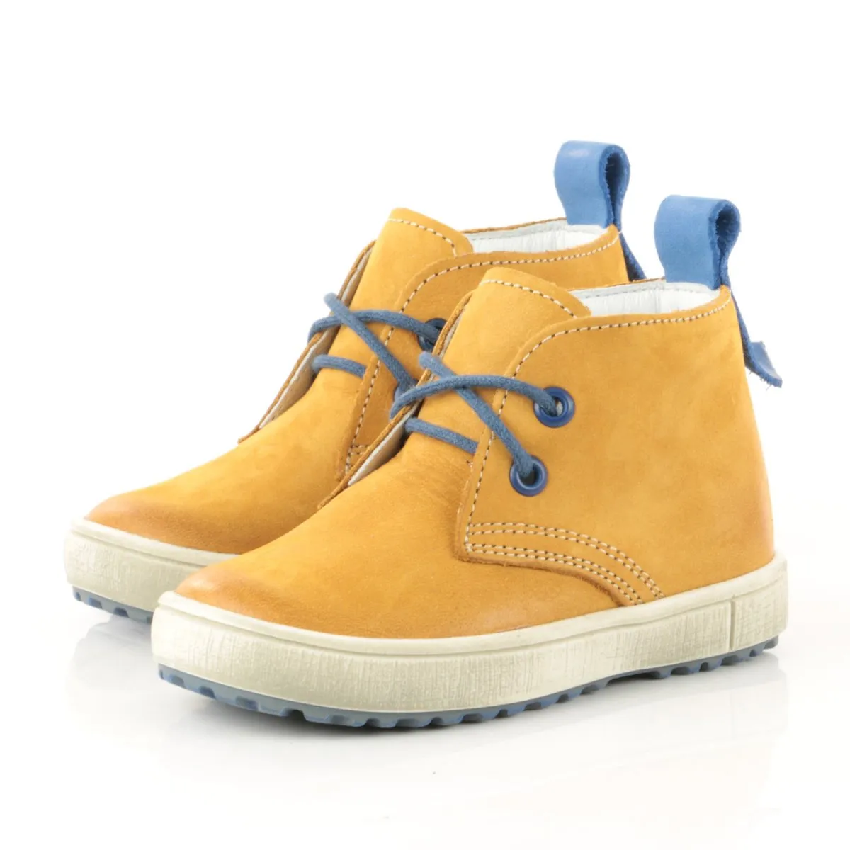 (2150-22) Emel yellow Lace Up shoes