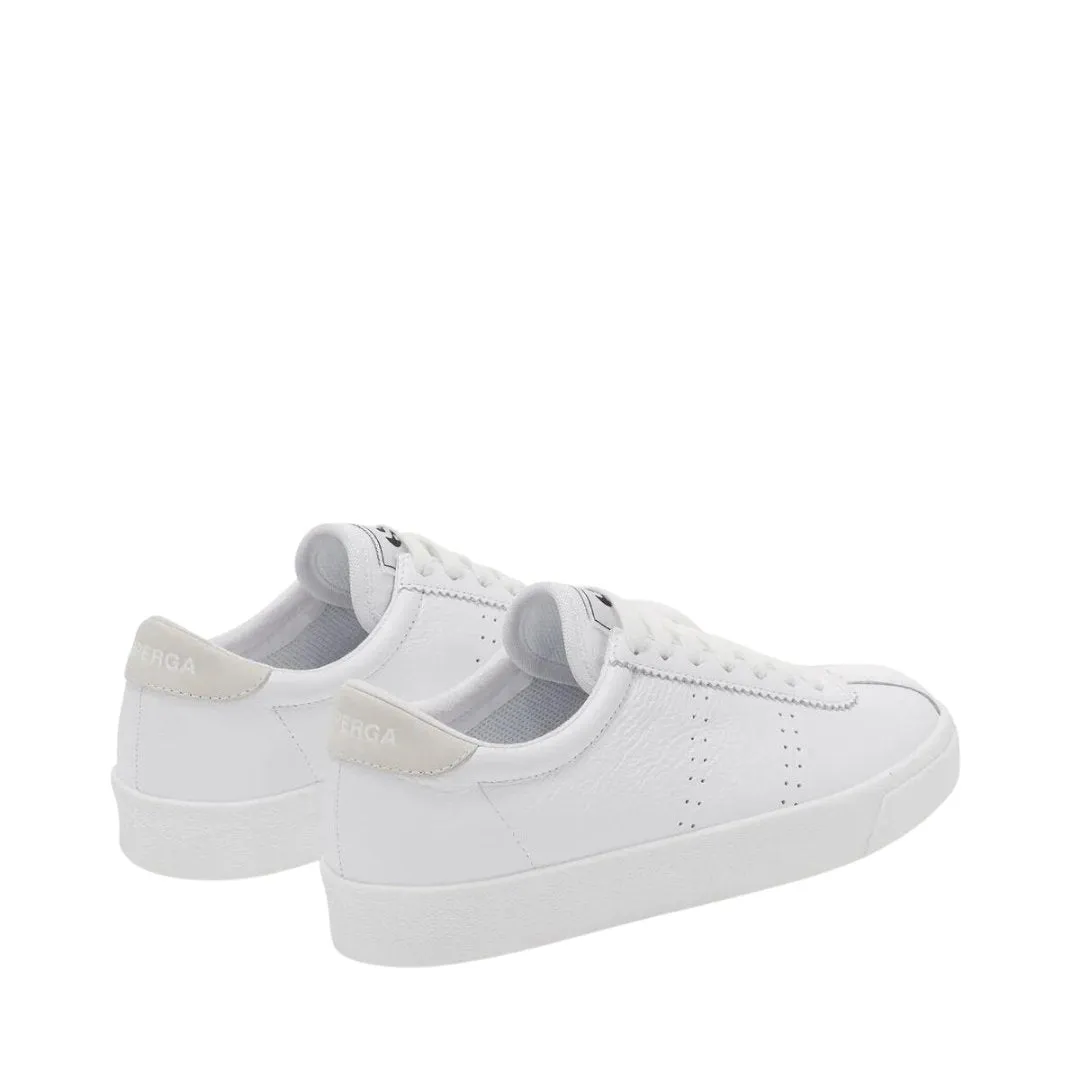 White Leather 2843 Club S Comfort Shoes