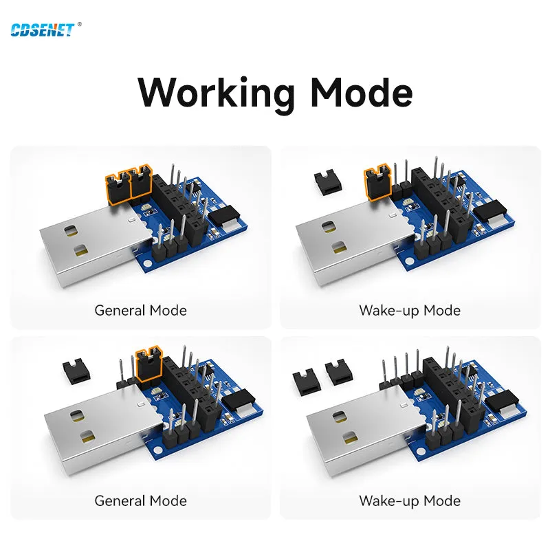 2Pc/Lot Usb Uart Cp2102 E15-Usb-T2 Cdsenet Uart Usb To Ttl 3.3V 5V Wireless Test Board Adapter For R