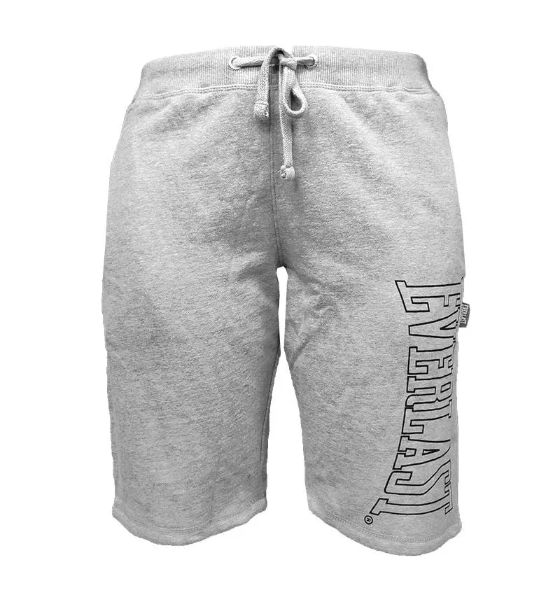 3 x Everlast Men Grey Brushback Sweat Shorts