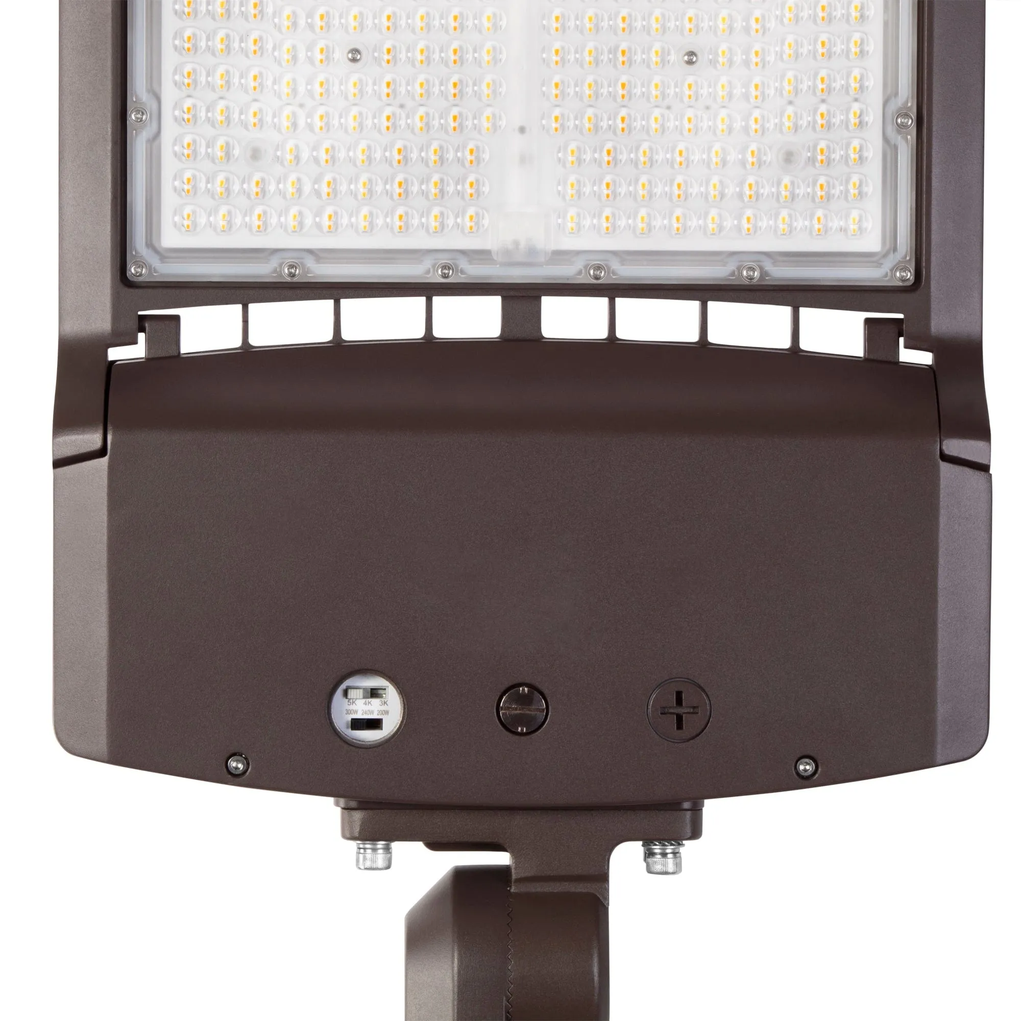 300W/240W/200W LED Area Light With Direct Mount - 3K/4K/5K CCT - 277-480VAC