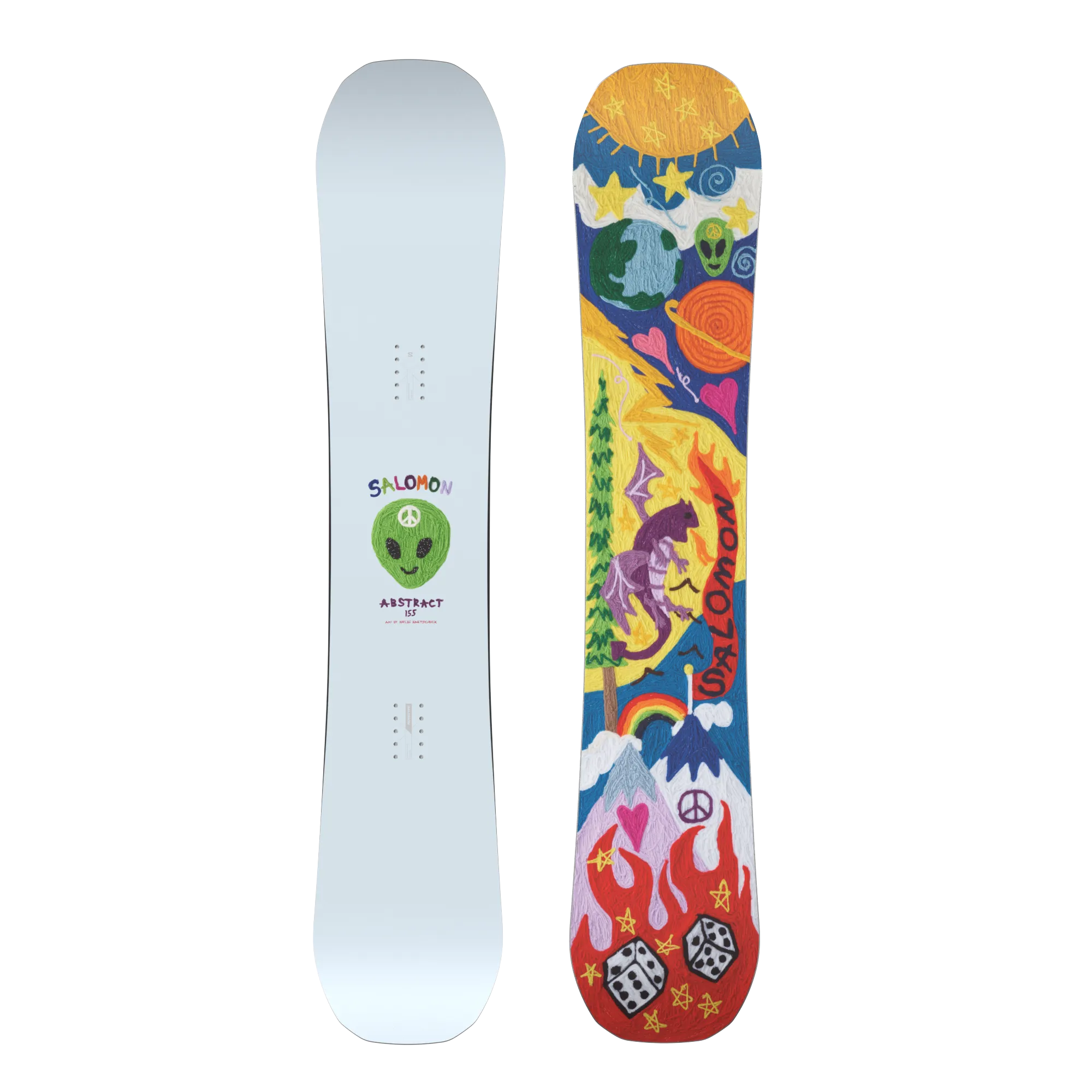 ABSTRACT SNOWBOARD