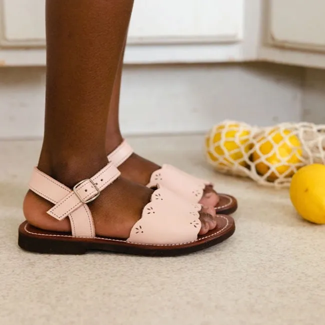 Adelisa & Co Pink Sorbert Bella Children's Leather Sandal