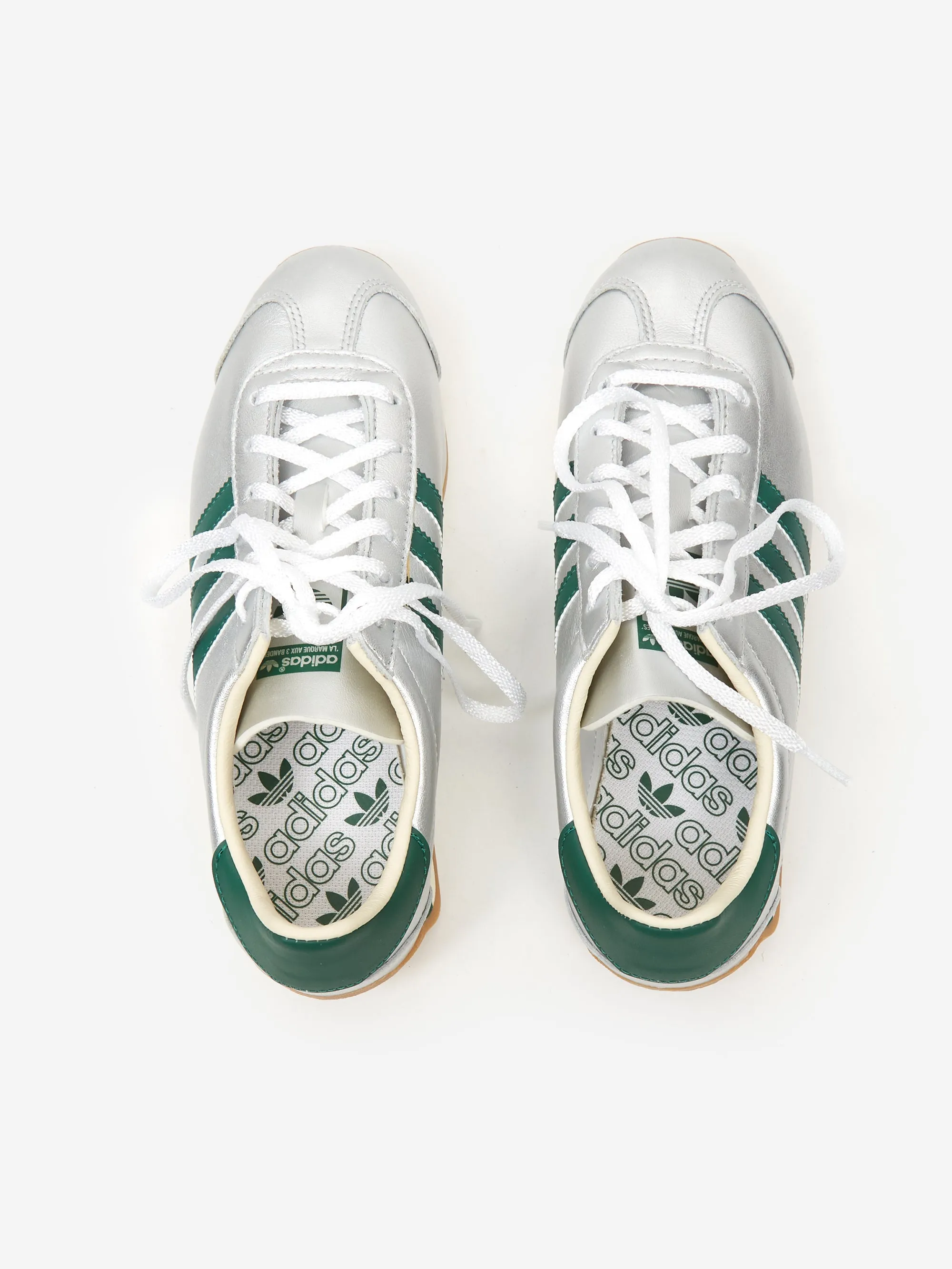 Adidas Country OG W - Silver Metallic/Collegiate Green/Cream White