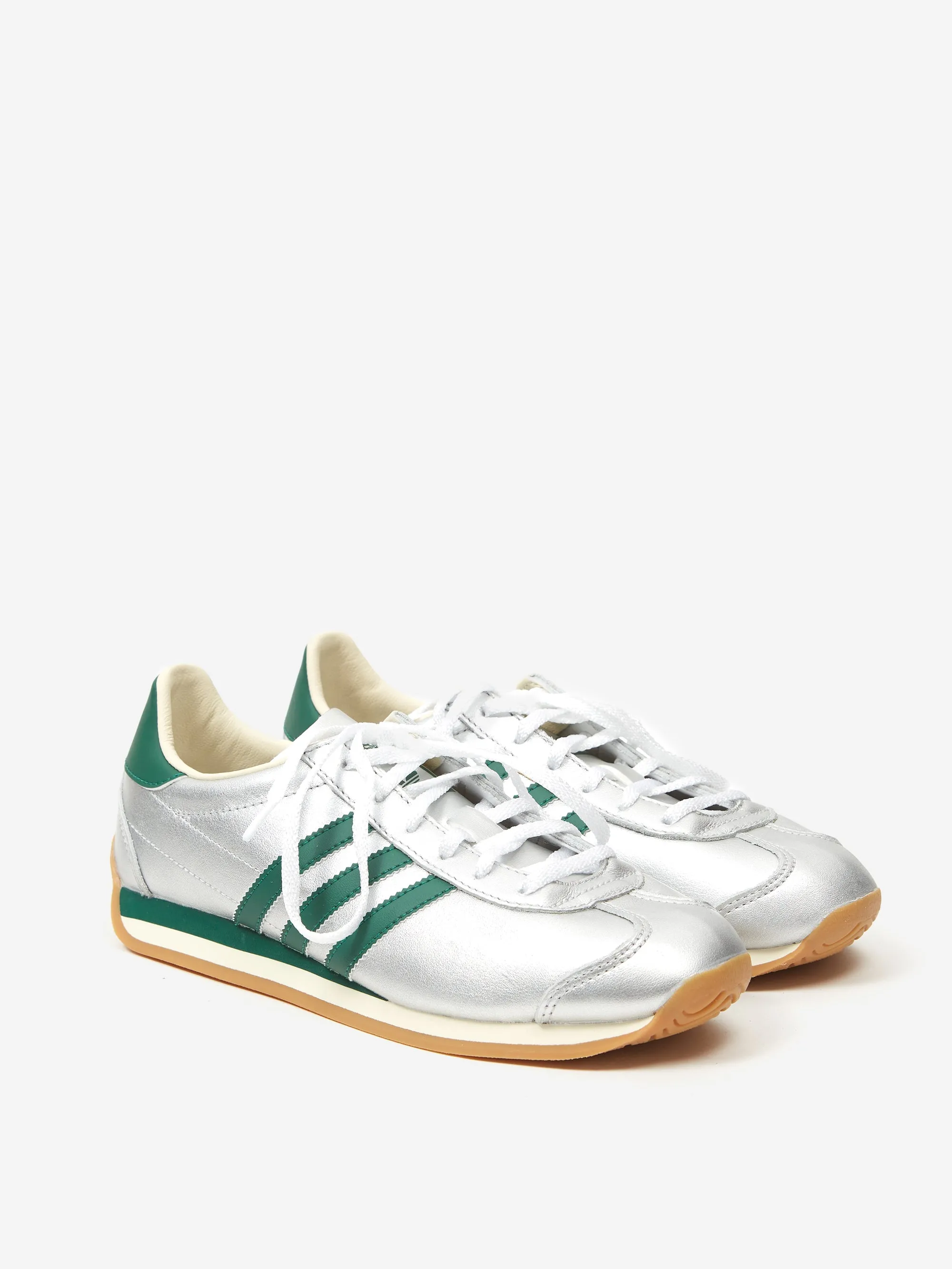 Adidas Country OG W - Silver Metallic/Collegiate Green/Cream White