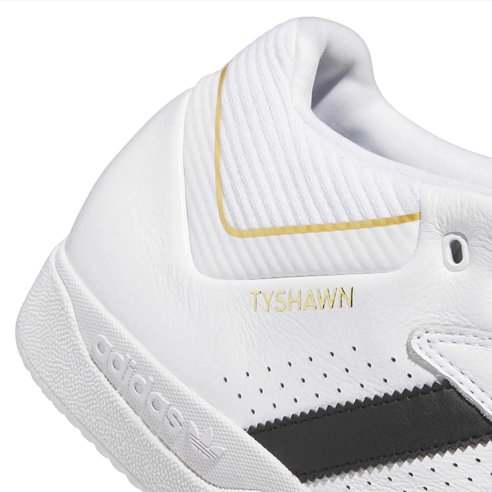 Adidas - Tyshawn - Cloud White/ Core Black/ Gold