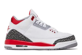 Air Jordan 3 Retro (GS) 'Fire Red' 2022