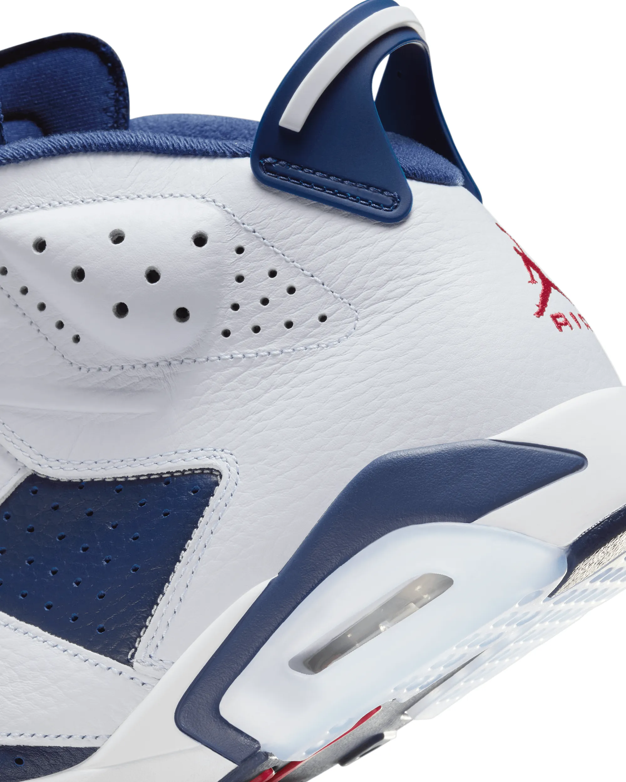 Air Jordan 6 Retro "Paris" - White / Varsity Red / Midnight Navy