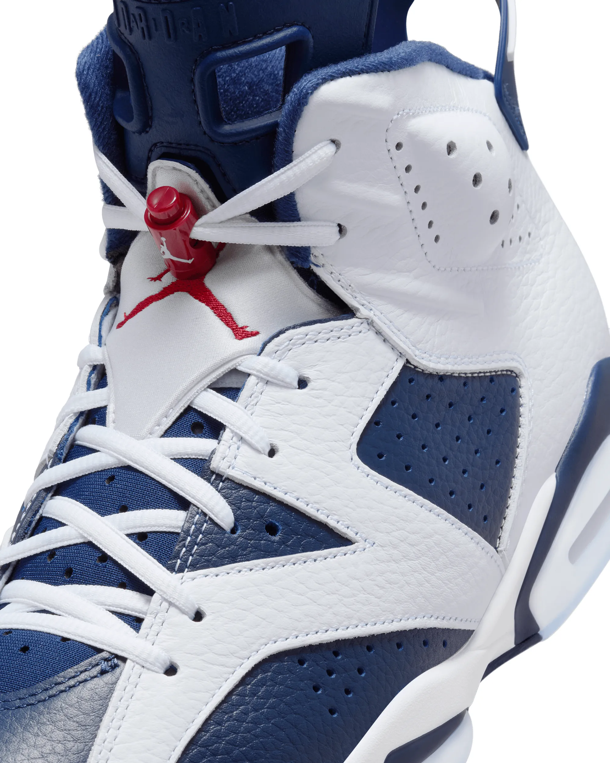 Air Jordan 6 Retro "Paris" - White / Varsity Red / Midnight Navy