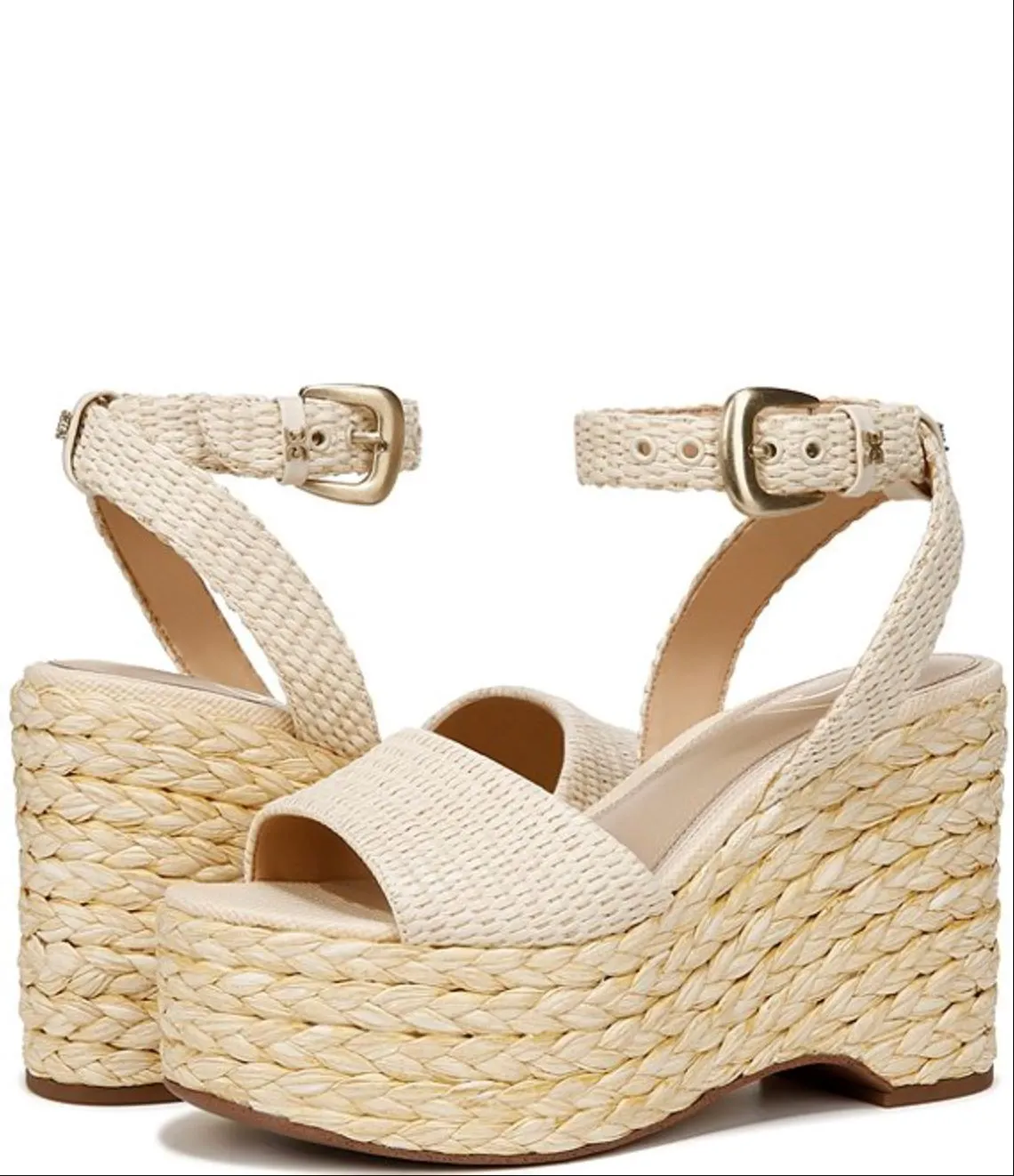 April Raffia Wedge