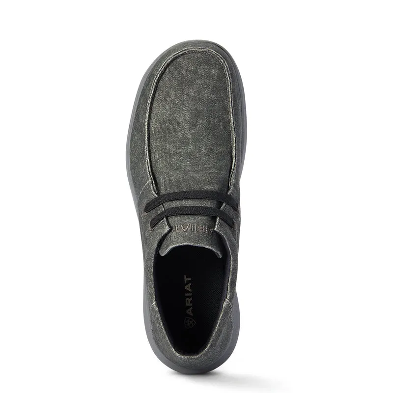 'Ariat' Men's Hilo Stretch - Charcoal / White