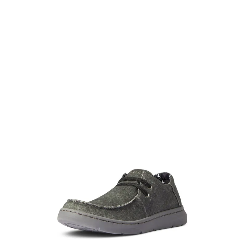 'Ariat' Men's Hilo Stretch - Charcoal / White