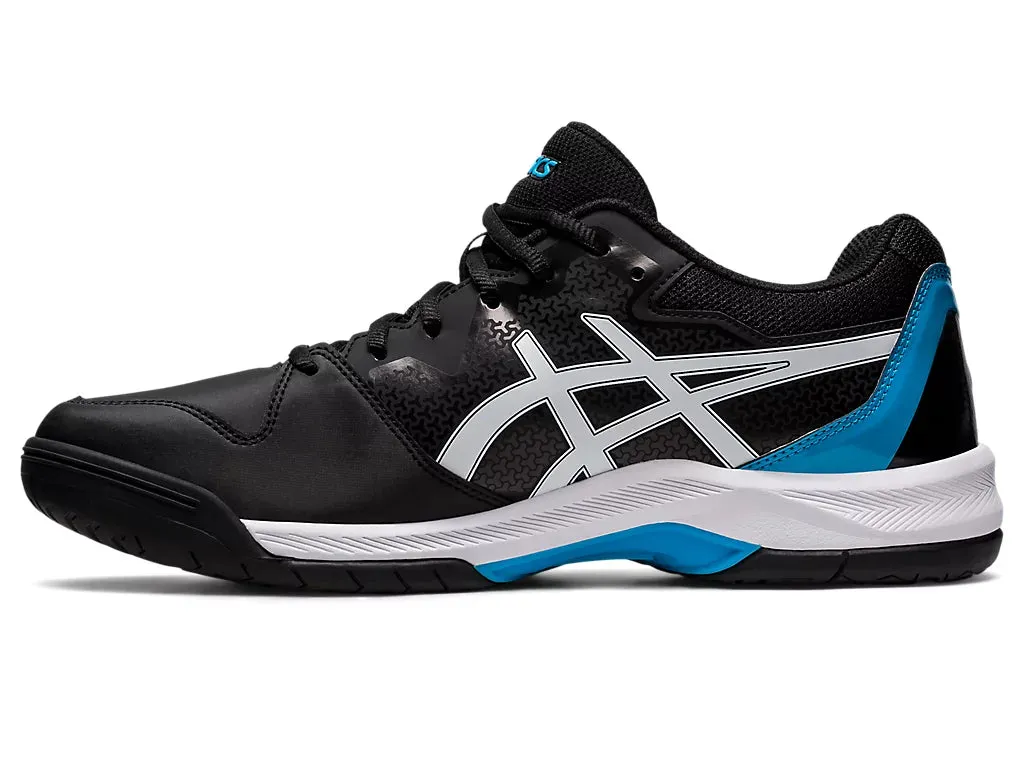 Asics Gel Dedicate 7 Tennis Shoe - Black/Island Blue