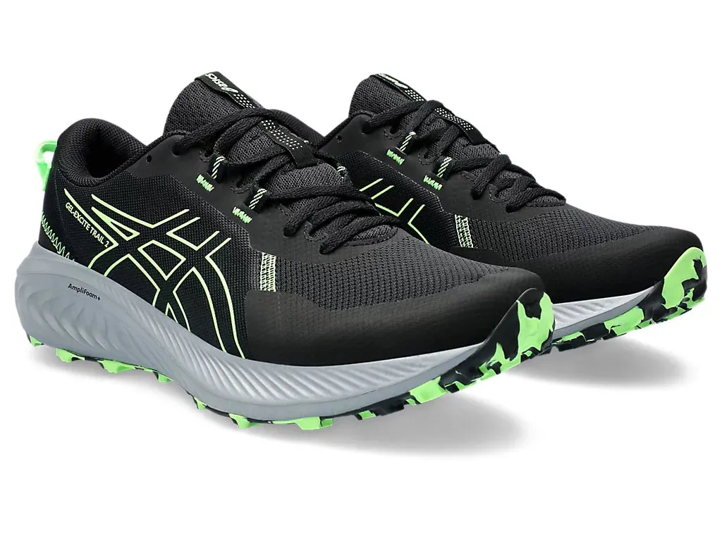 Asics Men's Gel Excite Trail 2 - Black/Illuminate Green