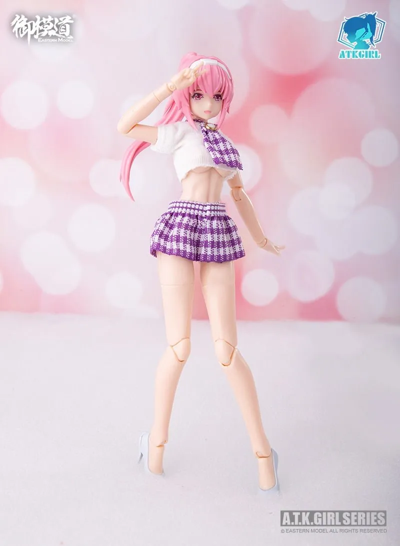 A.T.K.GIRL - Daily Casual Outfits Set 1/12 Plastic Model Kit E-MODEL