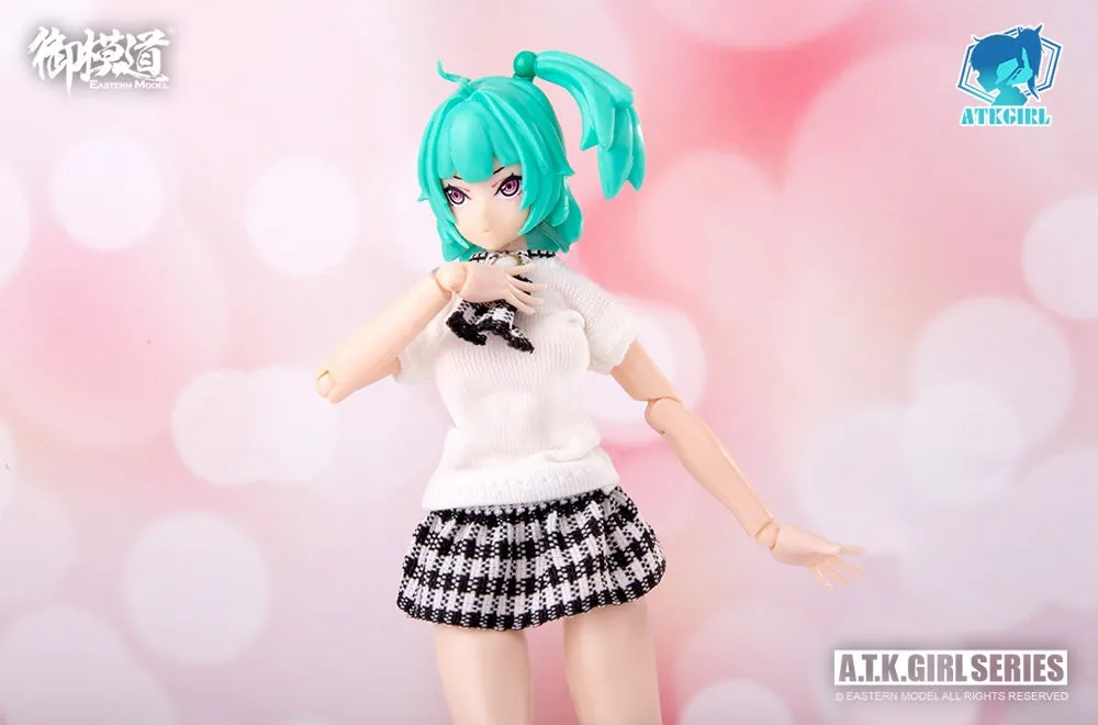 A.T.K.GIRL - Daily Casual Outfits Set 1/12 Plastic Model Kit E-MODEL