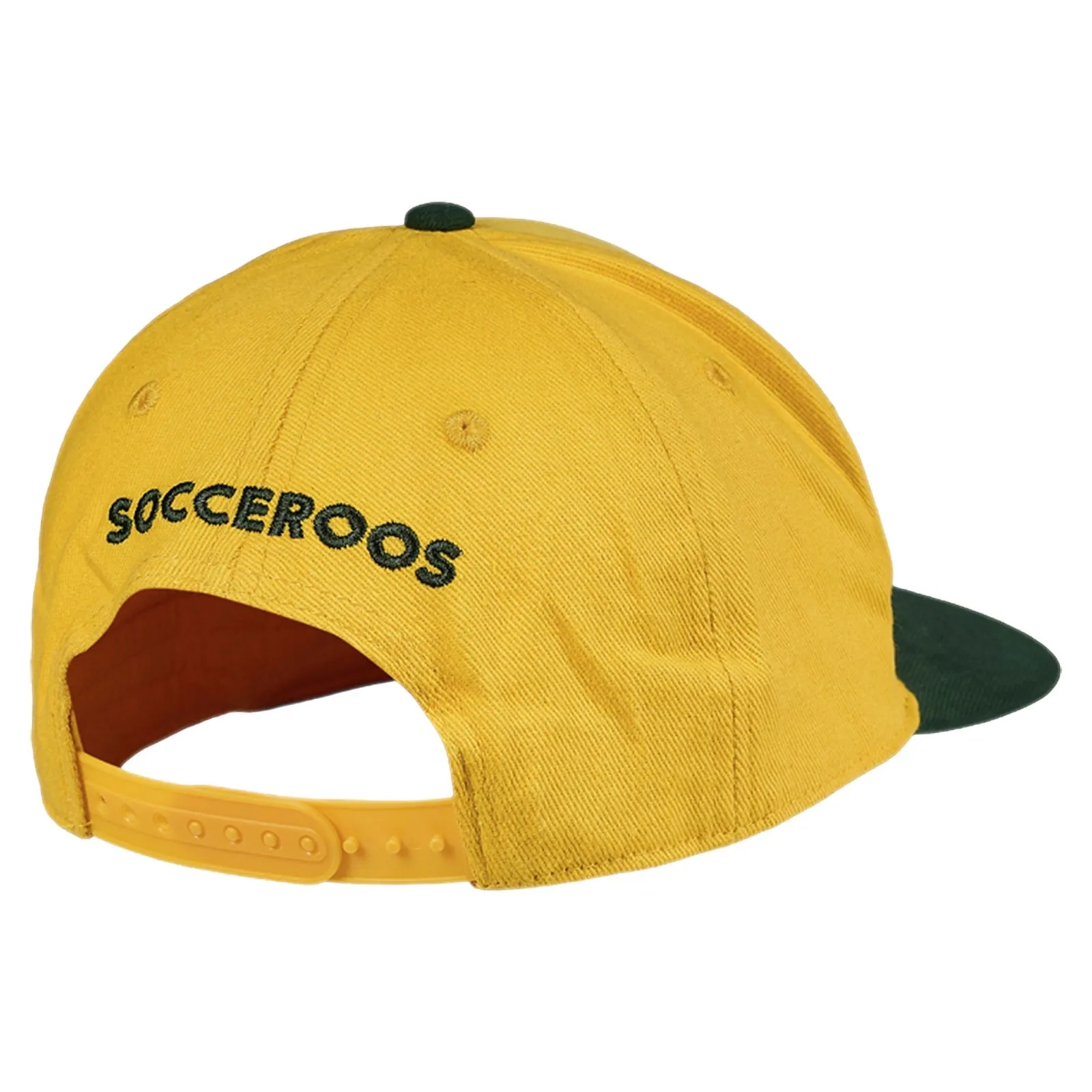 Australia Socceroos Flat Peak Adjustable cap Soccer Football FFA Logo