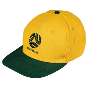 Australia Socceroos Flat Peak Adjustable cap Soccer Football FFA Logo