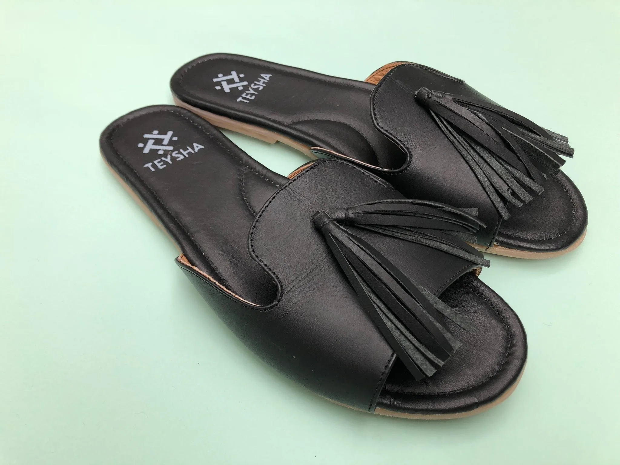 Black Domingo Sandal