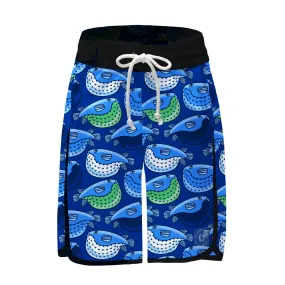 Blue Fugu Board Shorts