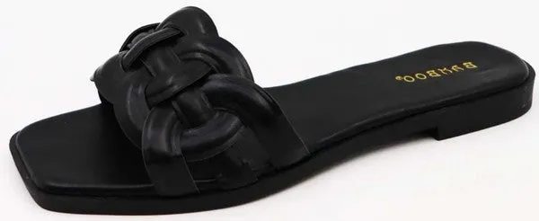 Braided Circles Slide Sandal