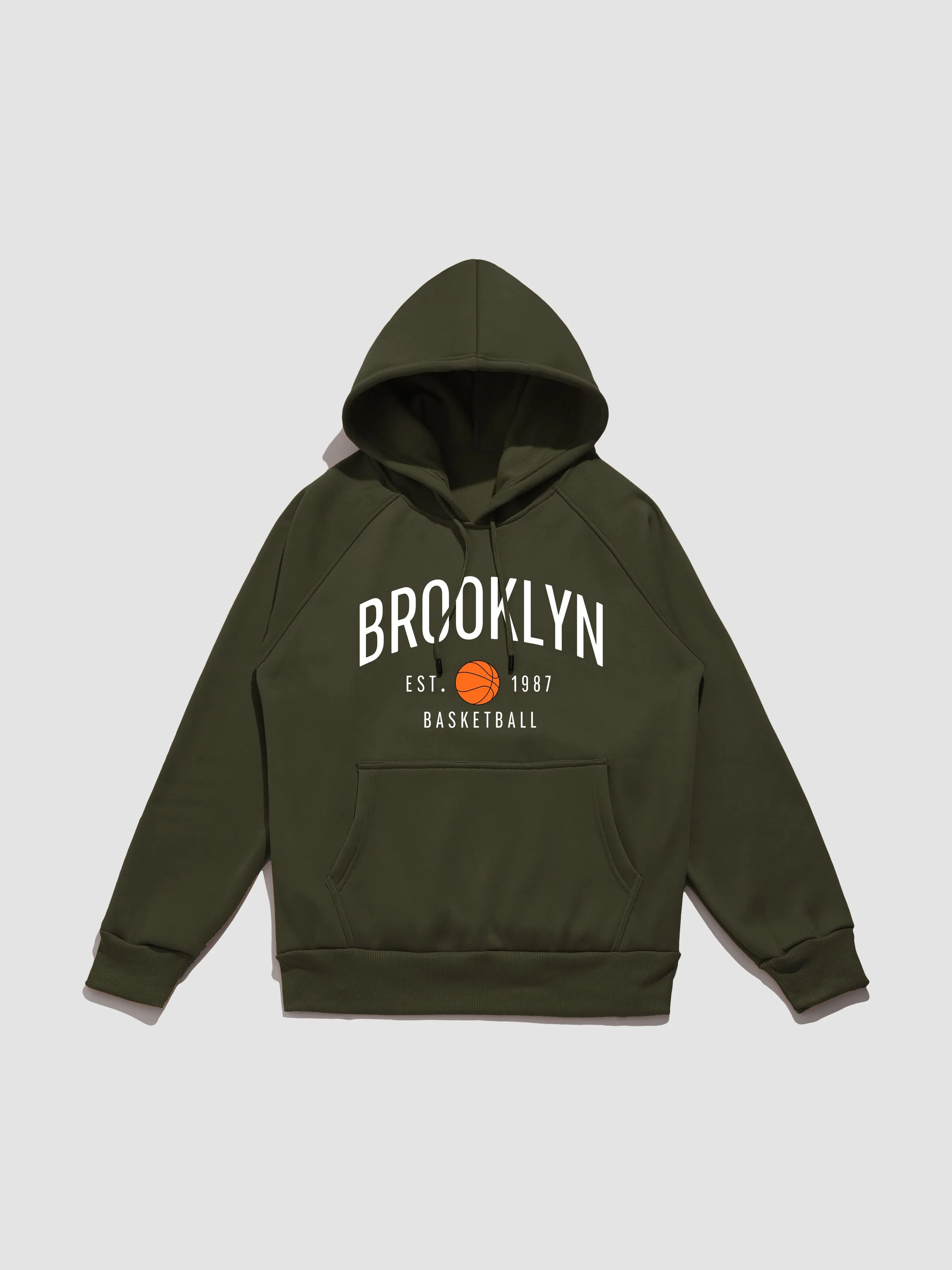 Brooklyn Basketball Print Hoodie