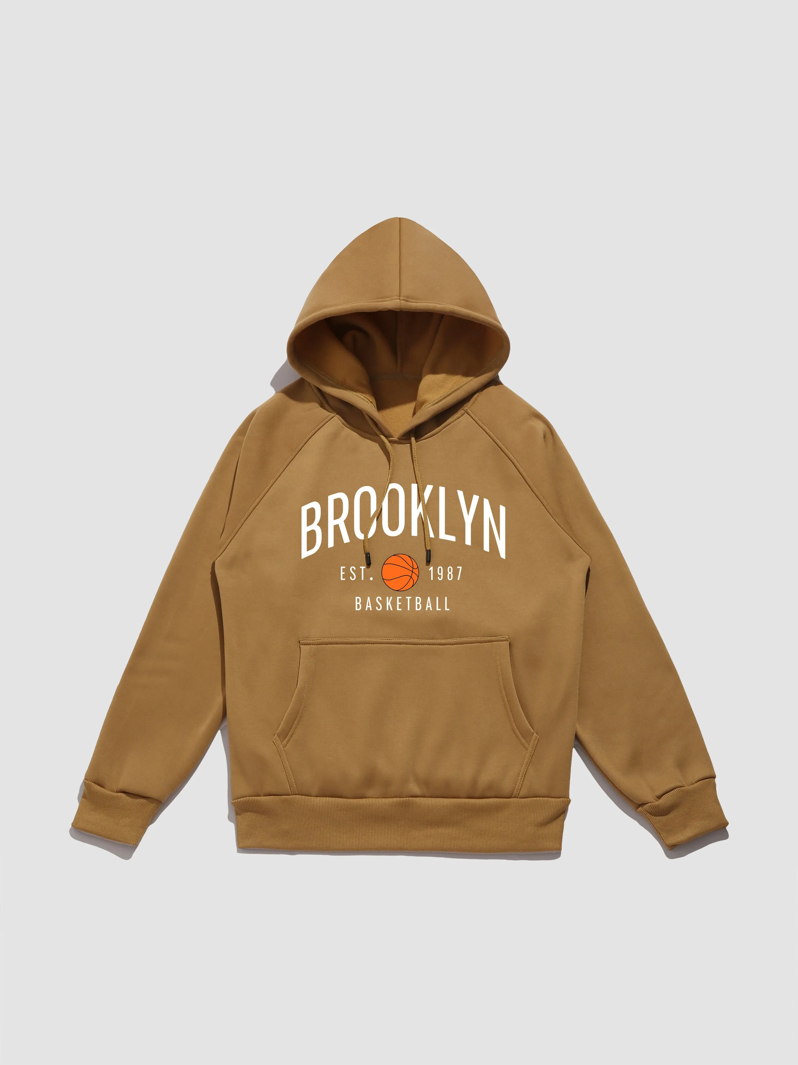 Brooklyn Basketball Print Hoodie