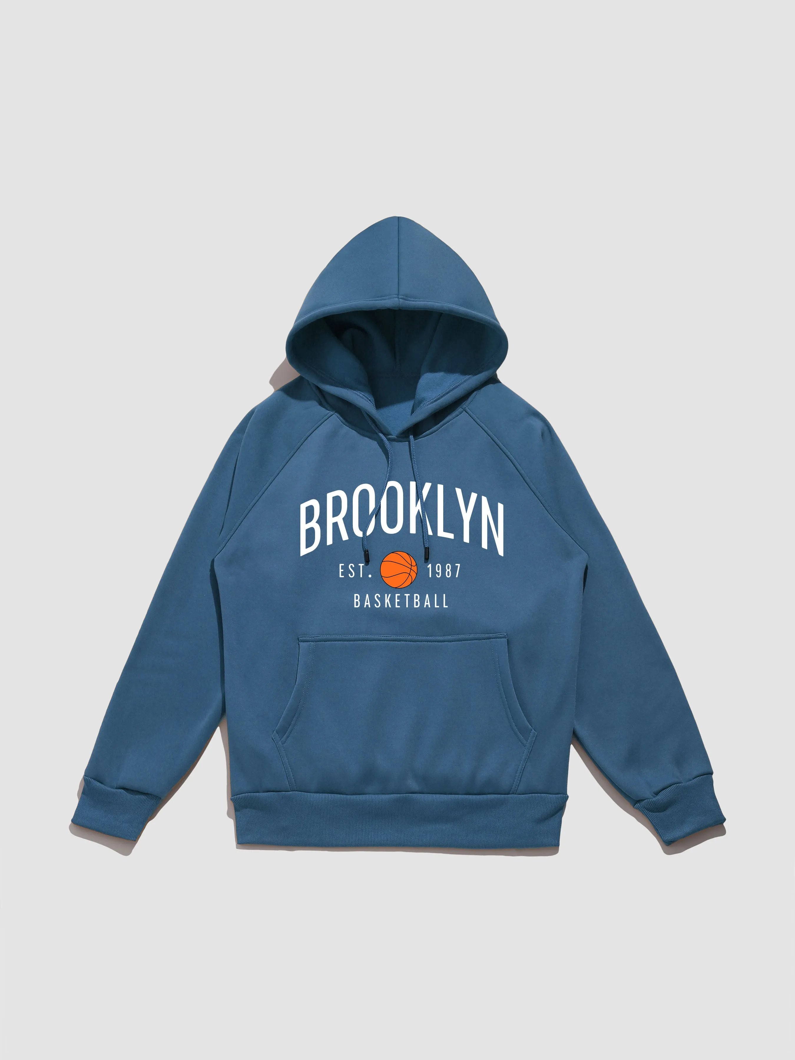 Brooklyn Basketball Print Hoodie