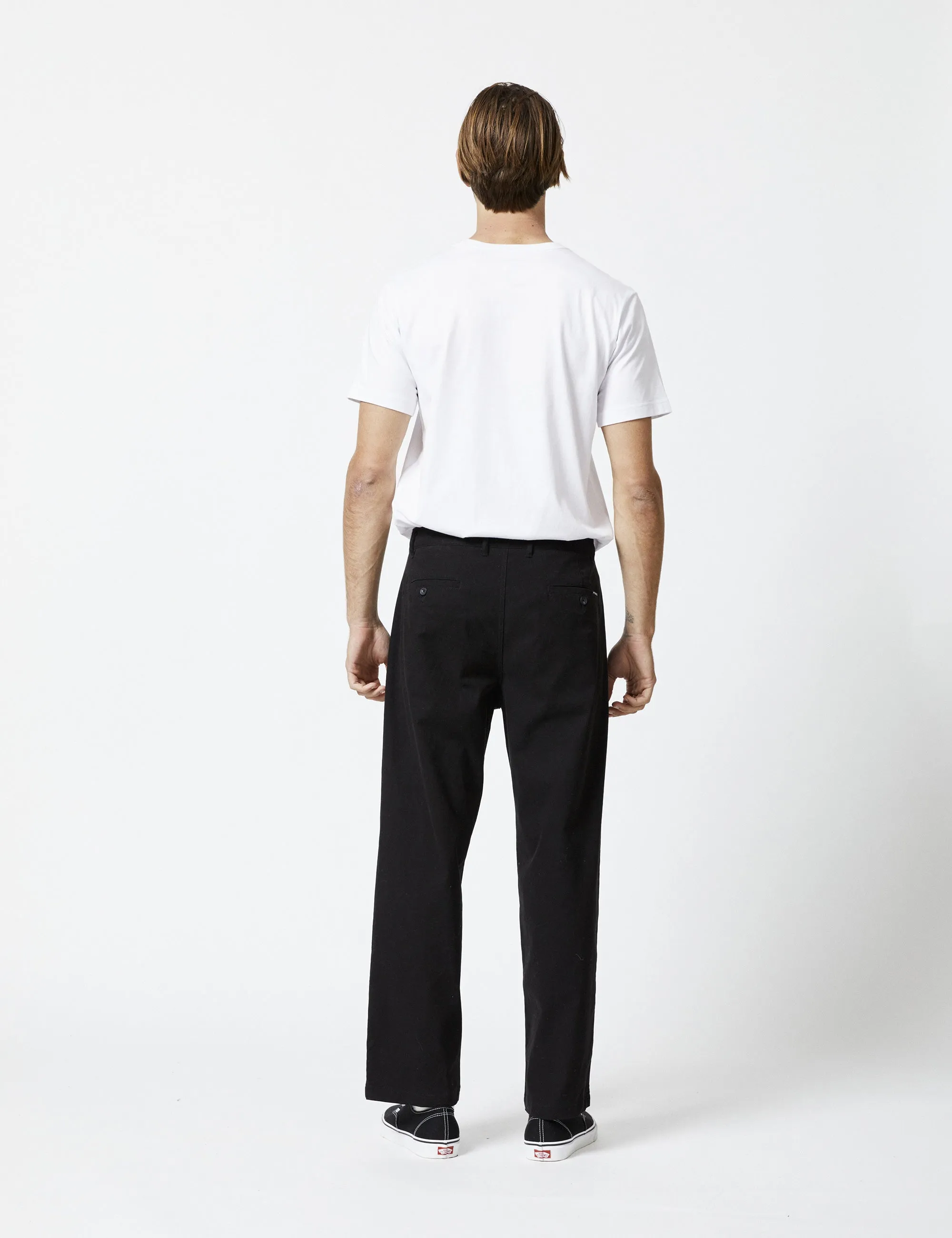 Brooklyn Pleated Pant - Black