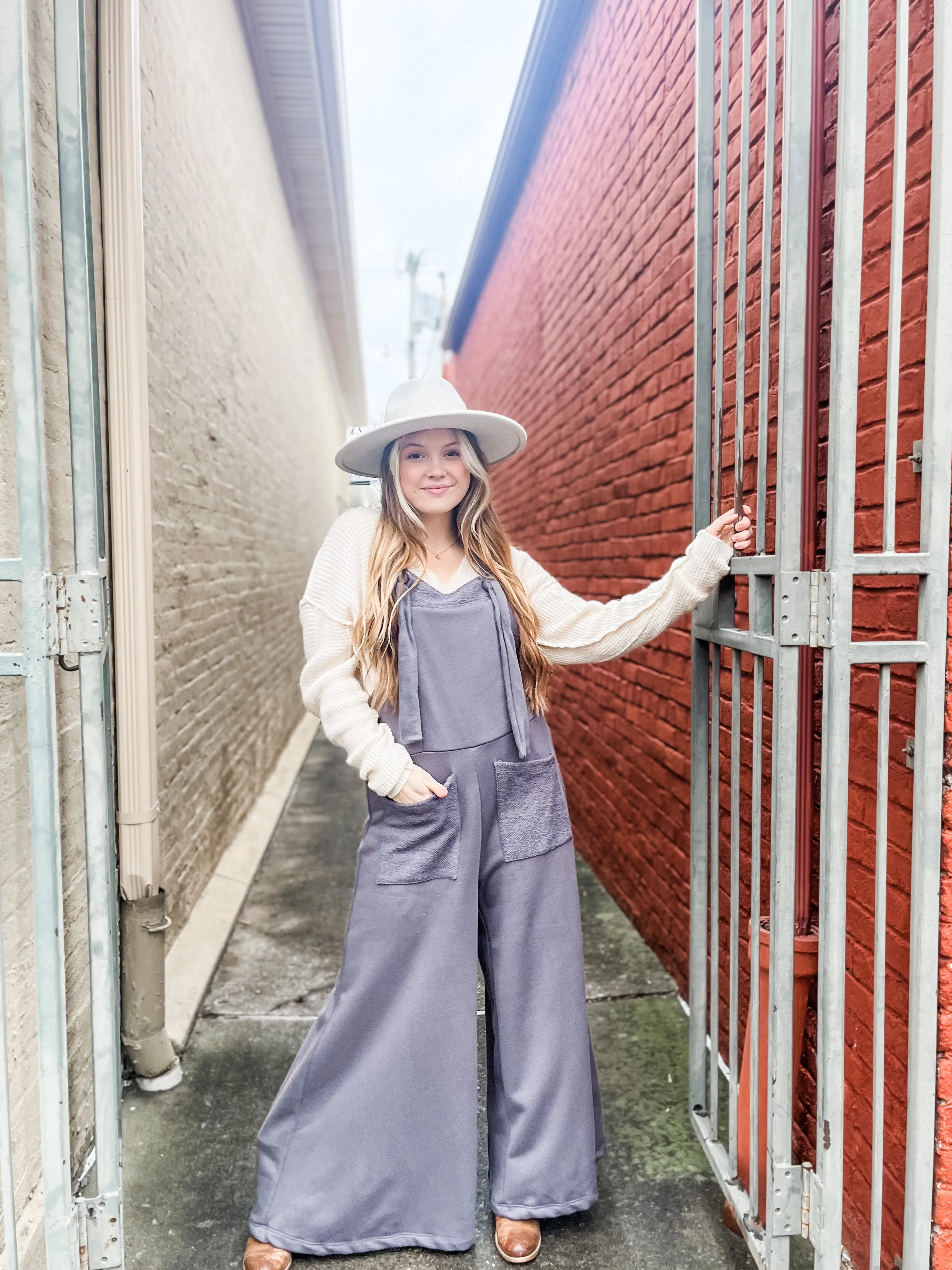 Casual Knotted Jumpsuit