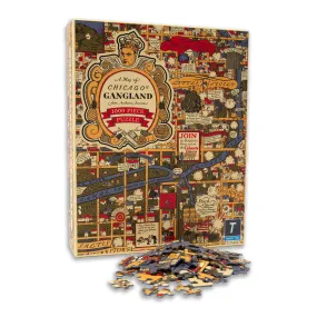 Chicago Gangland Map 1000 Piece Puzzle