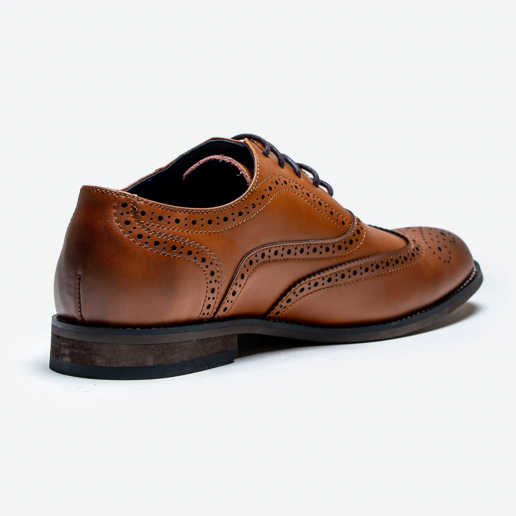 Clark Tan Brogue Shoes