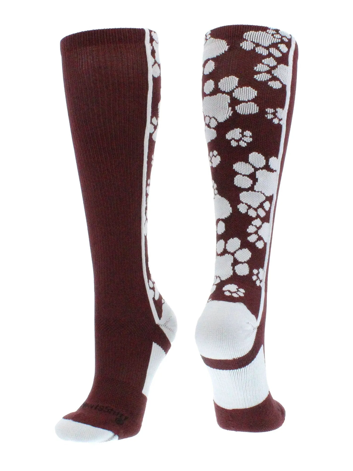 Crazy Socks with Paws Over the Calf (multiple colors)