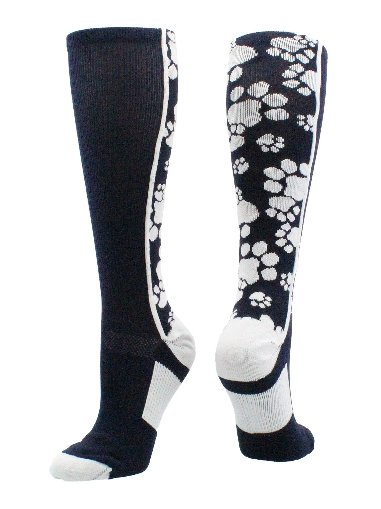 Crazy Socks with Paws Over the Calf (multiple colors)