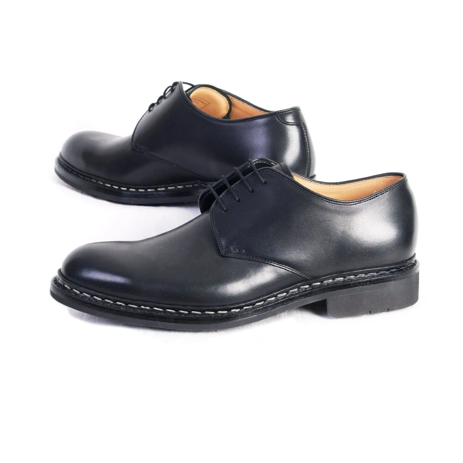 CROCUS | Leather Derby Shoe | Black