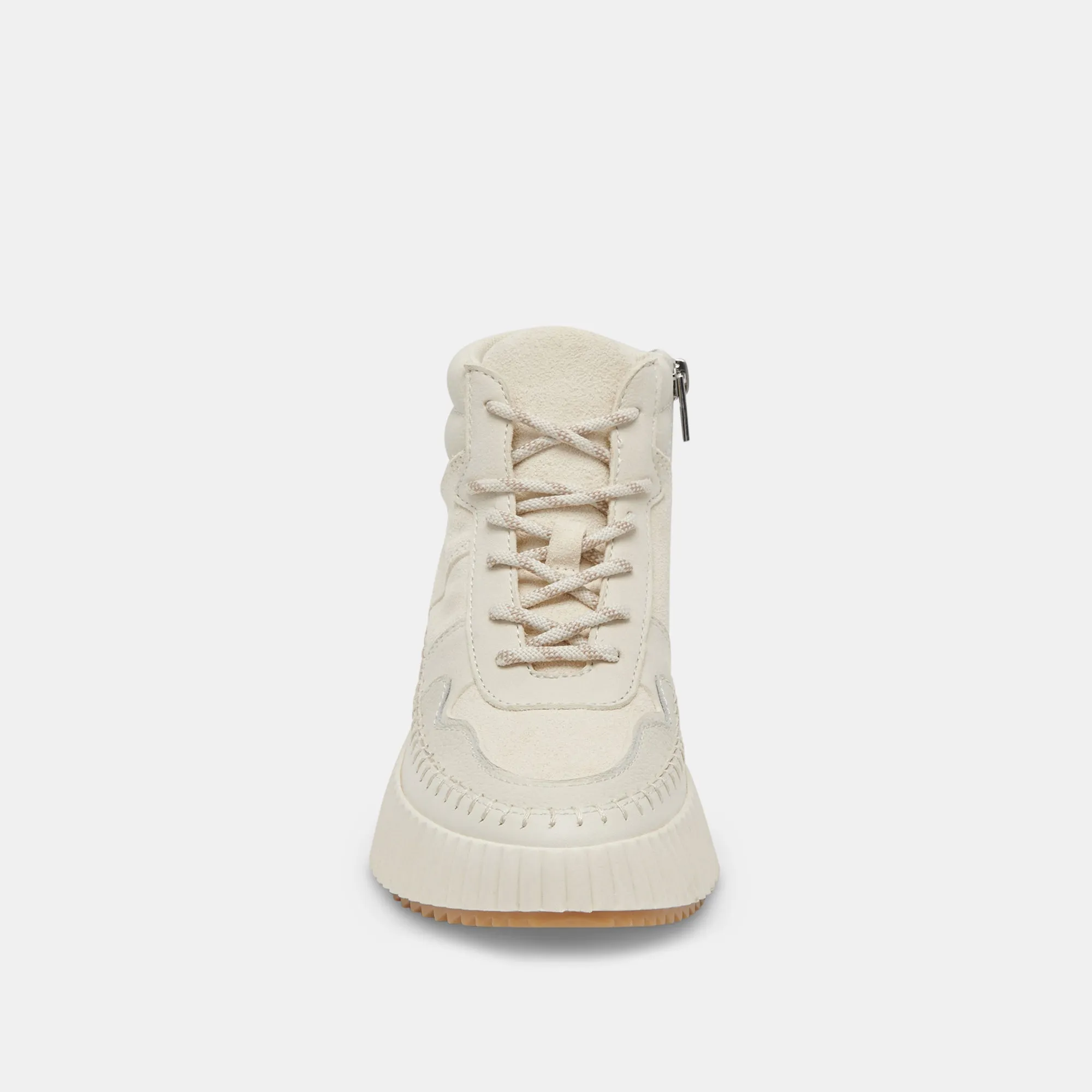 DALEY SNEAKERS OFF WHITE SUEDE - re:vita