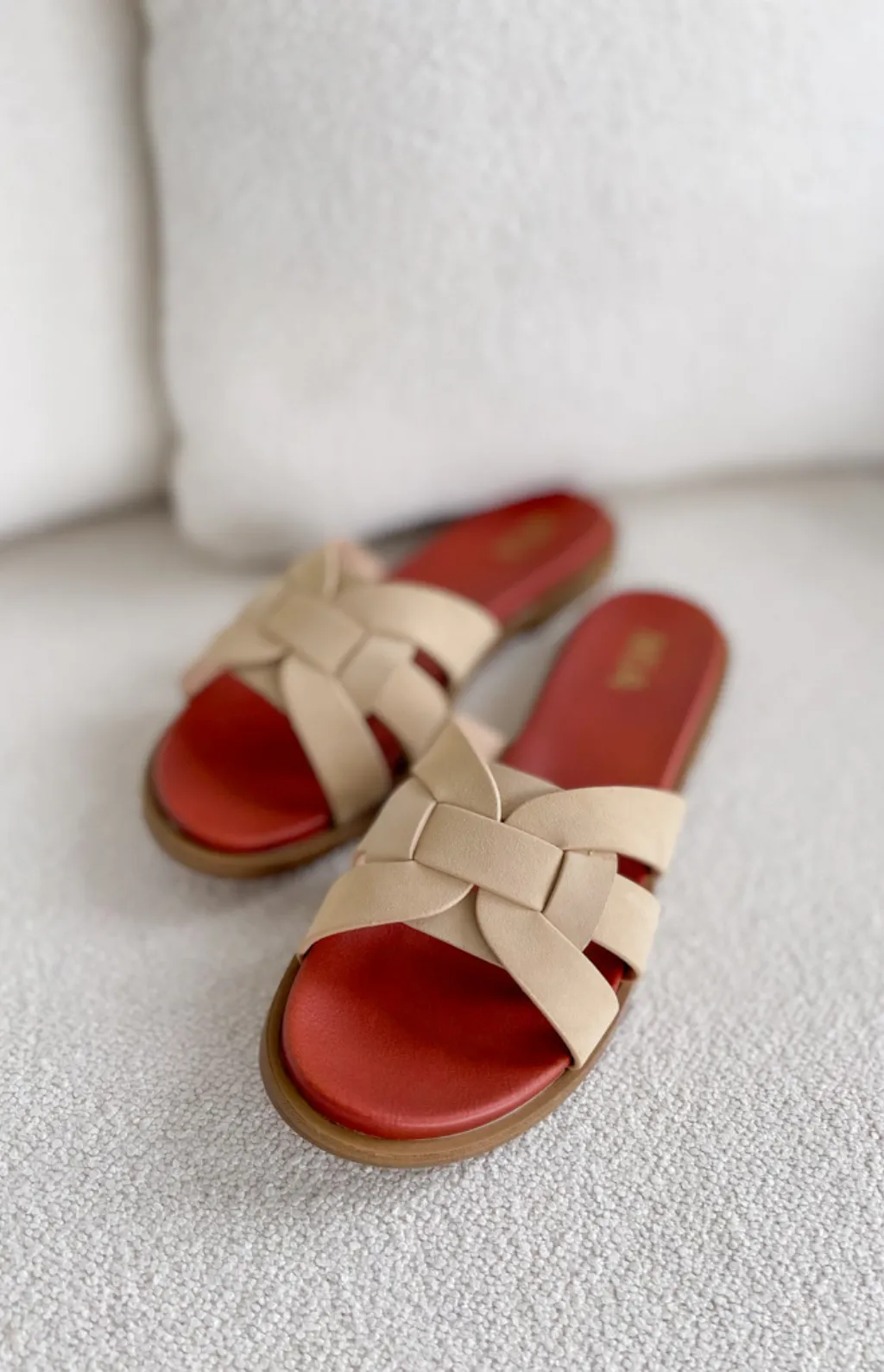 Eleanor Sand Mia Slip On Sandals