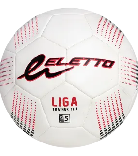 Eletto White/Red/Black Liga Trainer 11.1 Soccer Ball