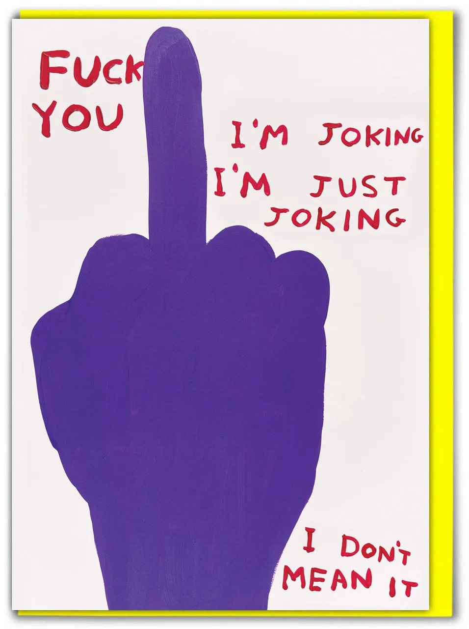 F You Rude Greeting Card