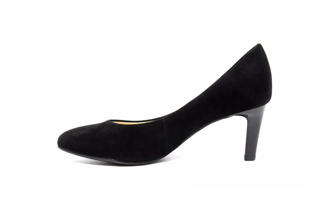 Hogl - Black Suede Court Shoe