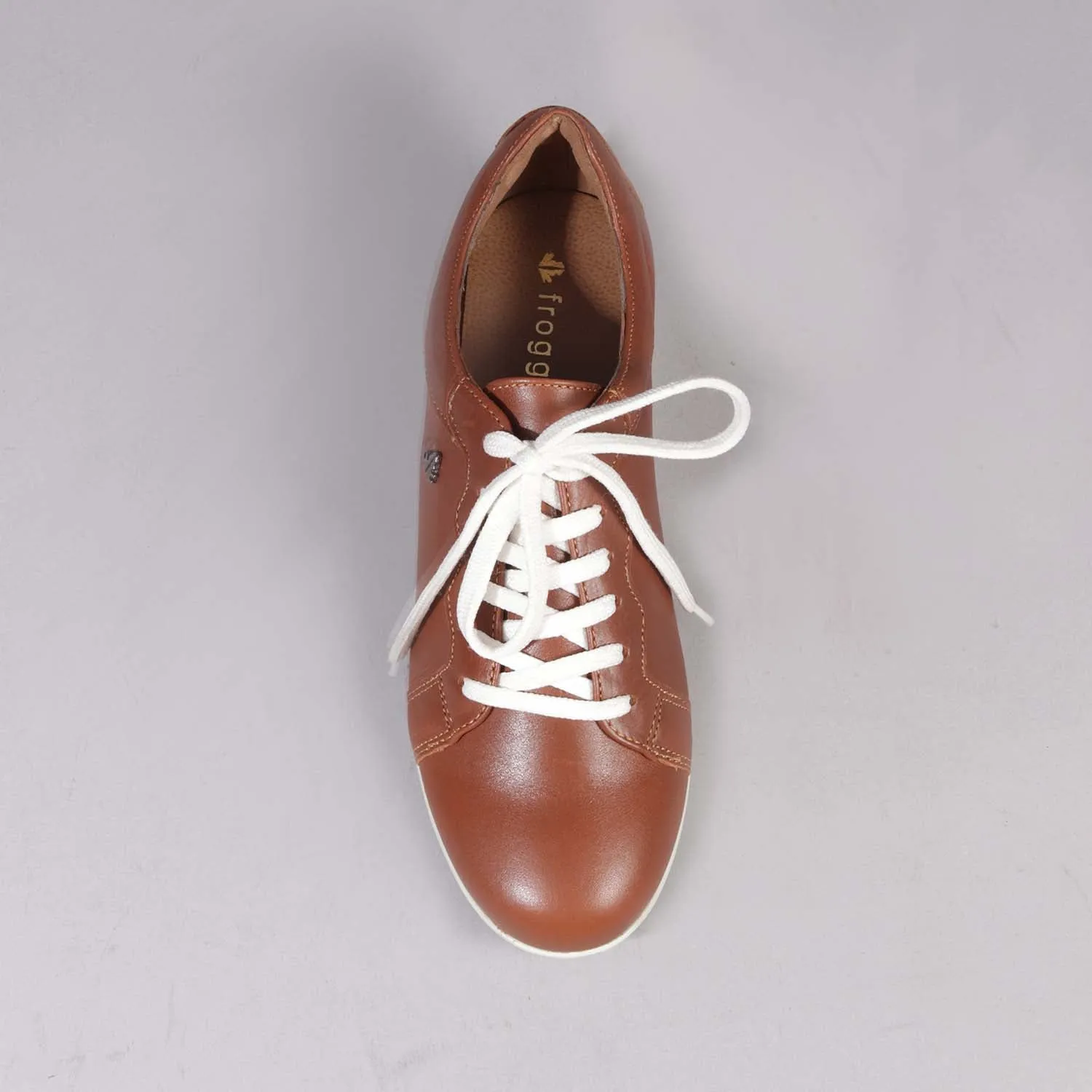 Lace-up Sneaker in Chestnut - 12656