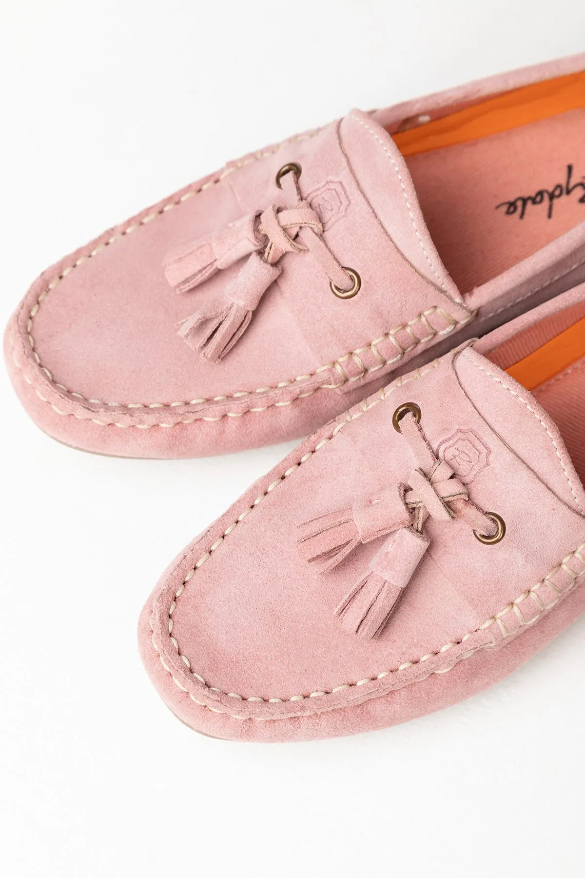 Ladies Suede Tassel Driving Loafers - Wrelton