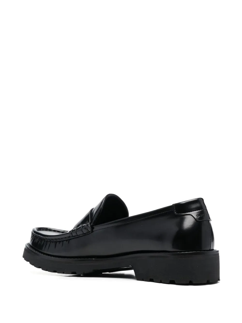 LE LOAFER HIGH-SHINE FINISH FLAT SHOES