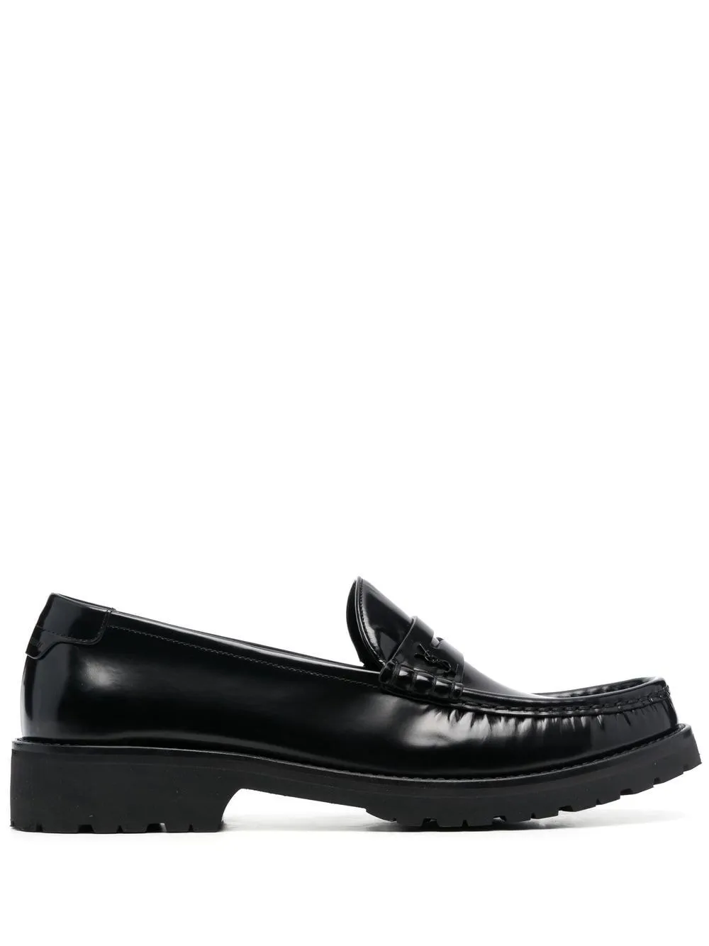 LE LOAFER HIGH-SHINE FINISH FLAT SHOES